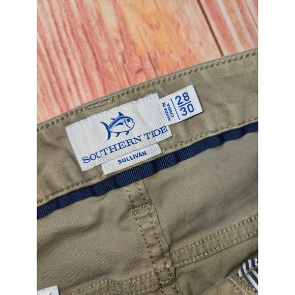 Southern Tide Sullivan Khaki Chino Pants 28x30 Slim Fit - Picture 4 of 9
